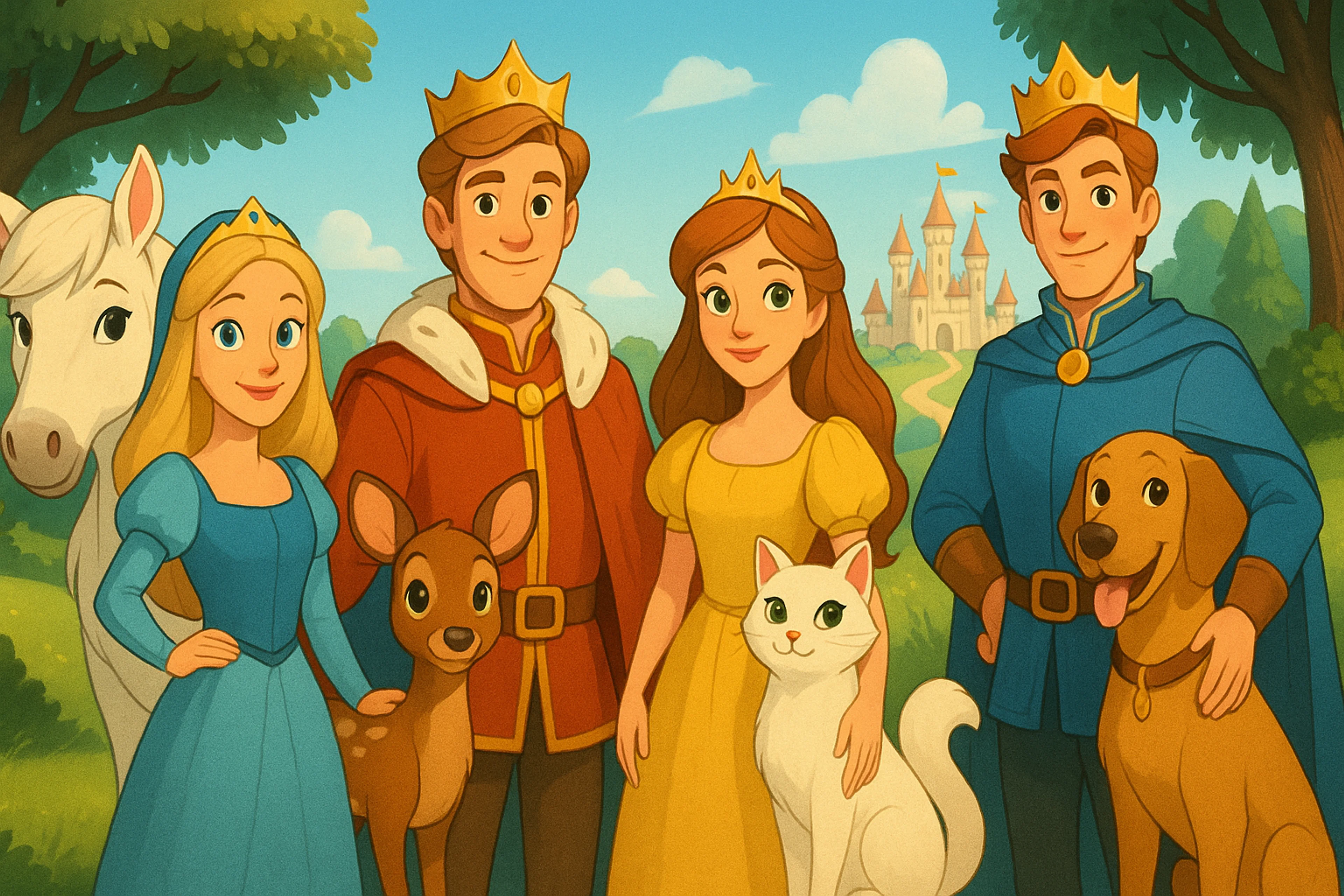 شاهزاده ها و حیواناتشان